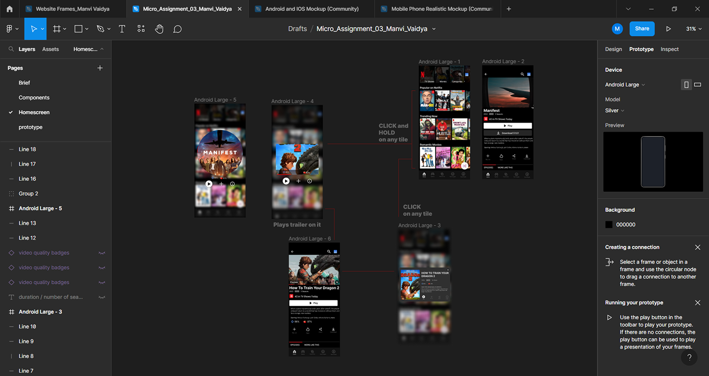 designer features graphics Netflix research UI