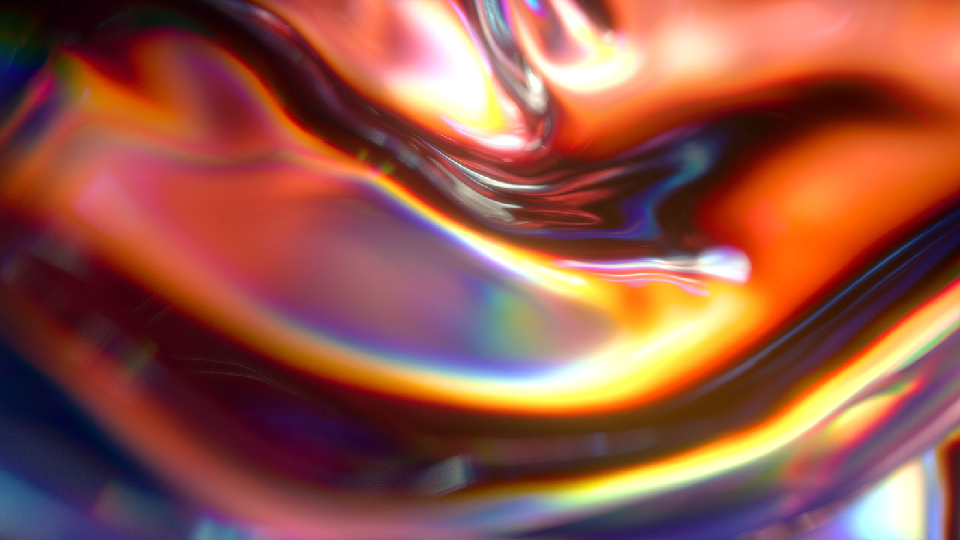 3D abstract cloth glass glow octane rainbow Space  space.nebula