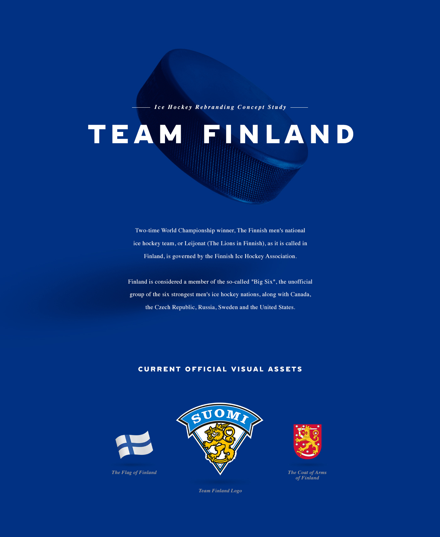 Leijonat Lions Team Finland hockey branding Sports Branding lion logo heraldic lion coat of arms rebranding suomi national team finland