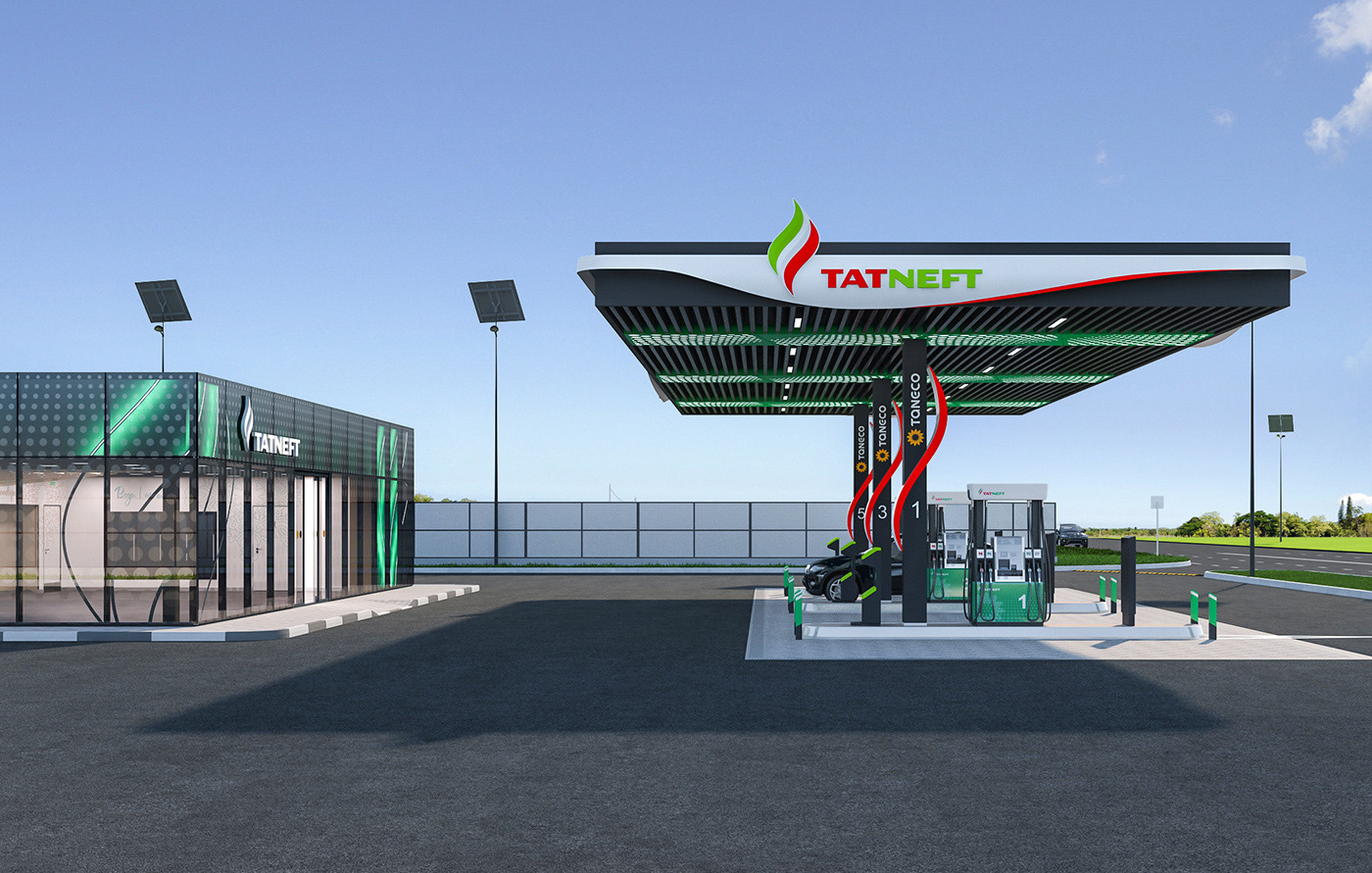 petrol station gas station service station canopy gasolinera Filling station fuel station store store design Store Exterior