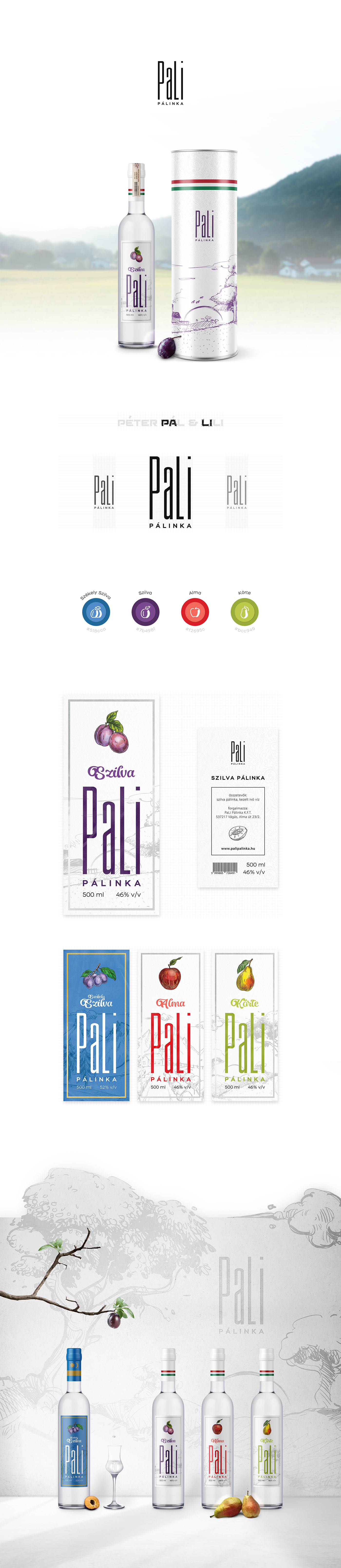 Brandy label design Packaging design Label