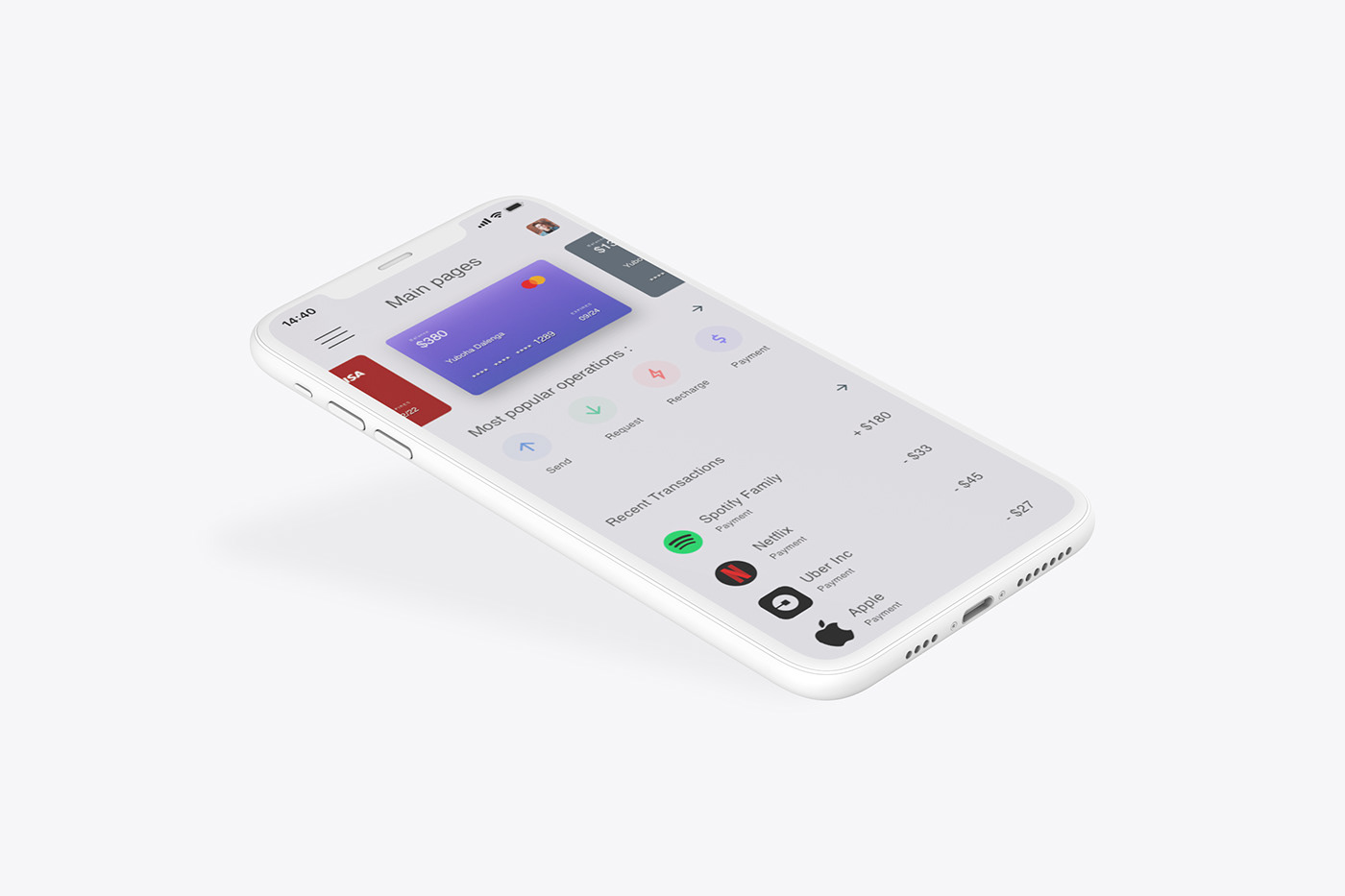 android app design Bank finance mobile Mobile app money registration UI/UX WALLET