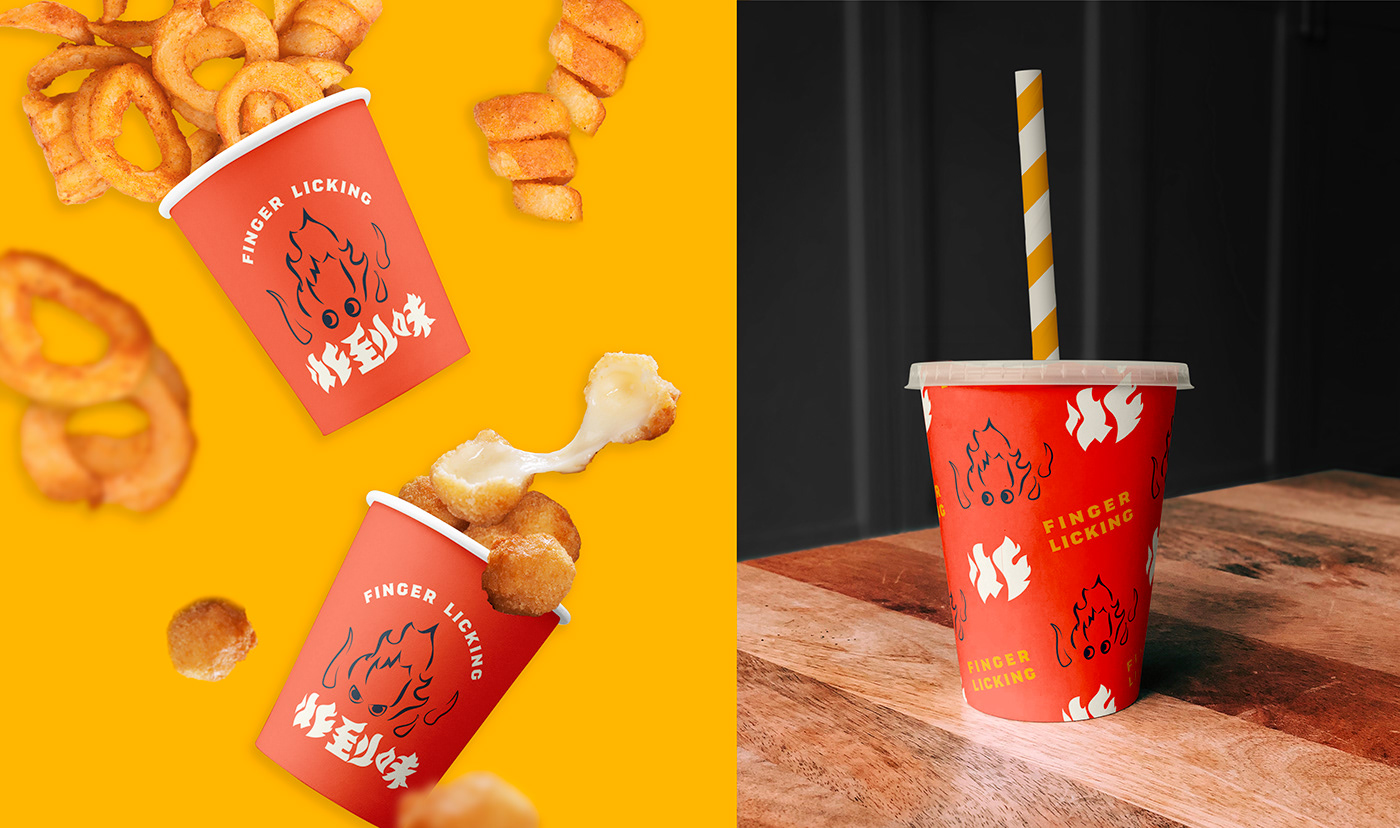 branding  Packaging Fast food Food 