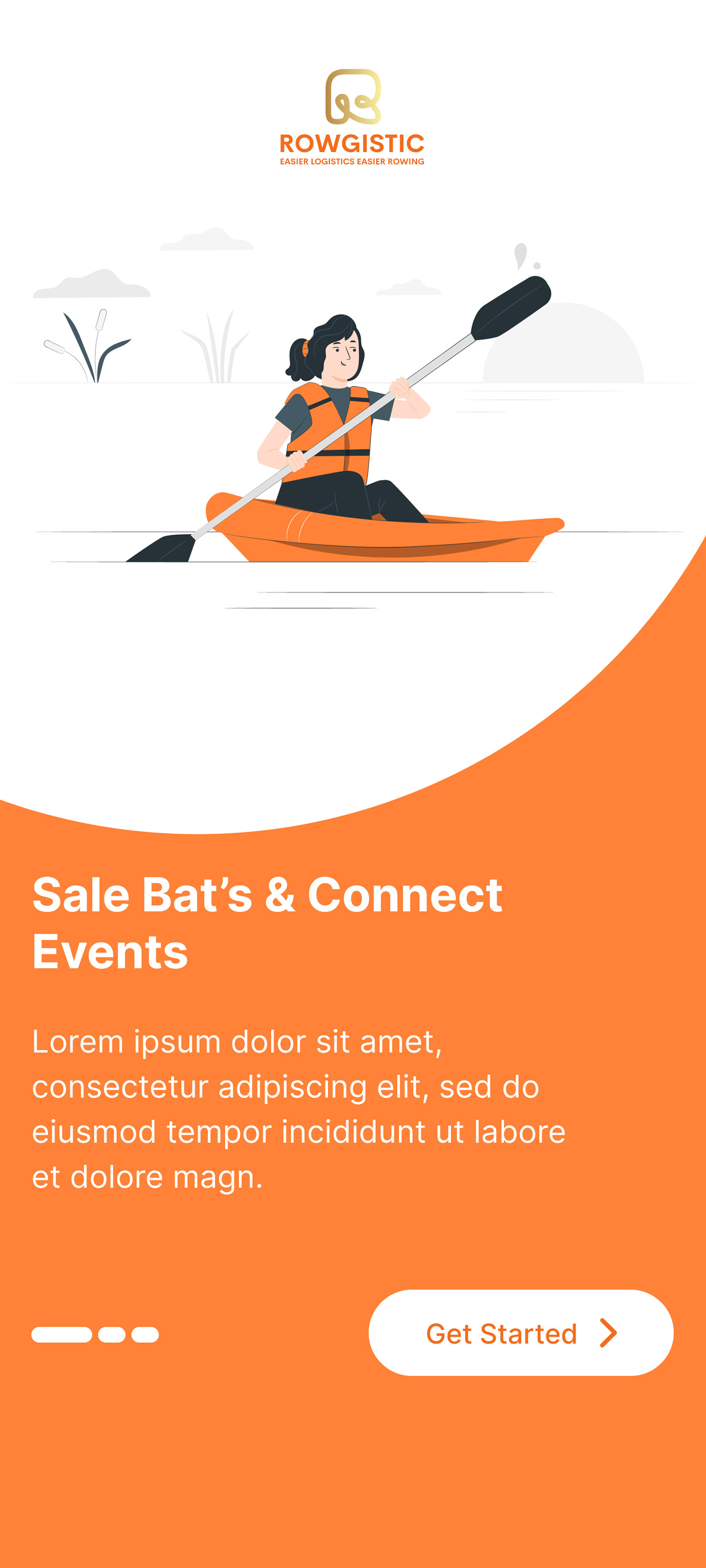 boat race boating Sports Mobile App card design Event Appointment accomplishment Profile Page