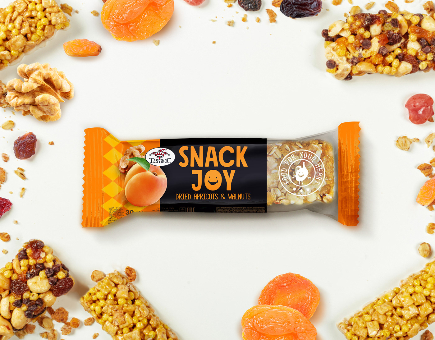 дизайн упаковка батончи snack design Pack Food Packaging packaging design Candy sweet cereal bar