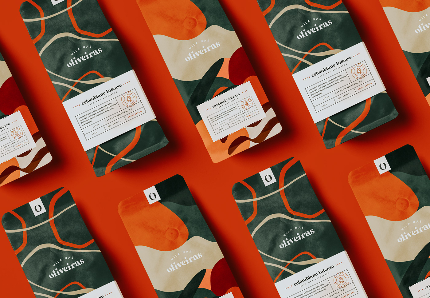 Coffee farm minimalist abstract brandidentity dribble ILLUSTRATION  modern Nature Packaging