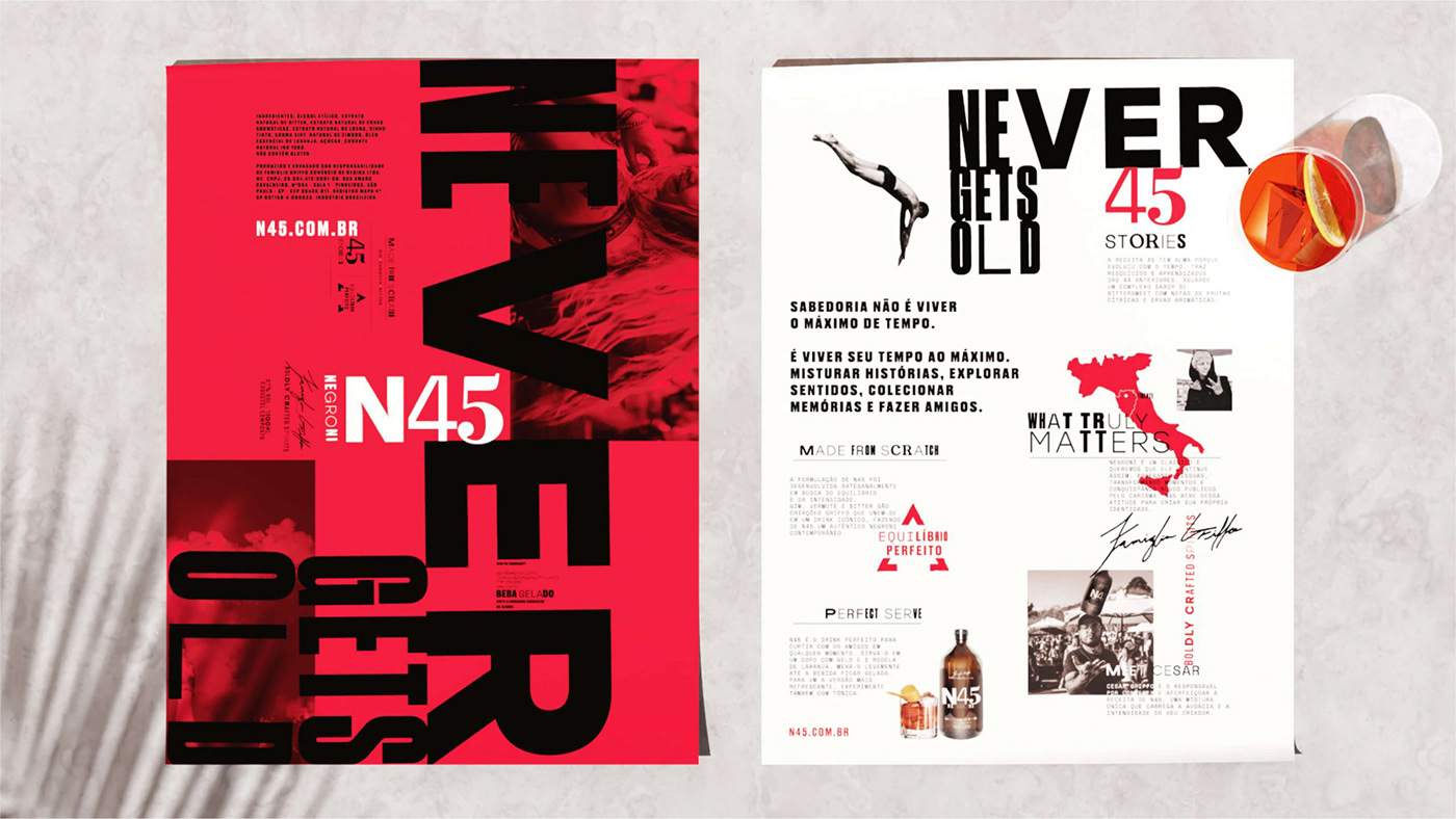 drink Negroni Packaging identity