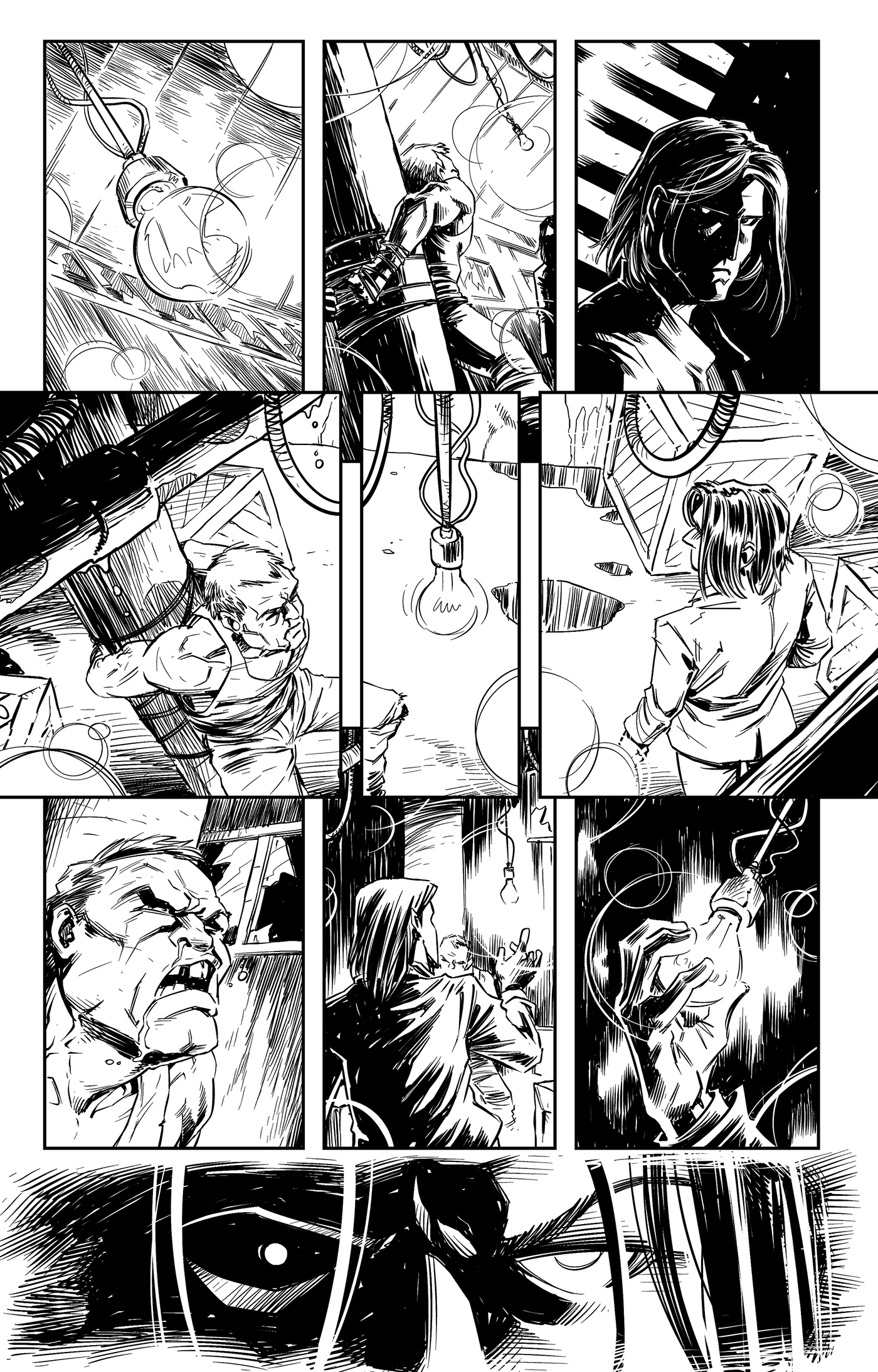 comic books comics Graphic Novel hq inker narrative page layout quadrinhos storytelling  