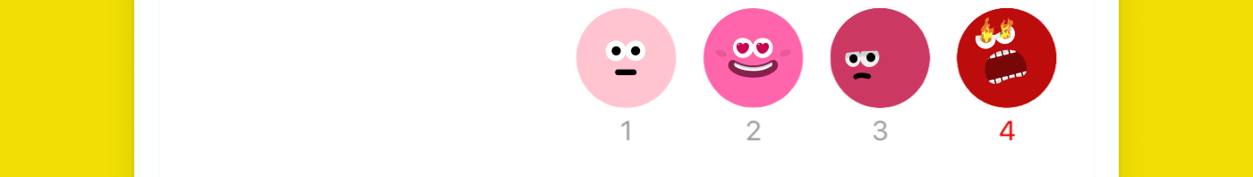 application emotion Diary cute calendar note Emoji ani UI button
