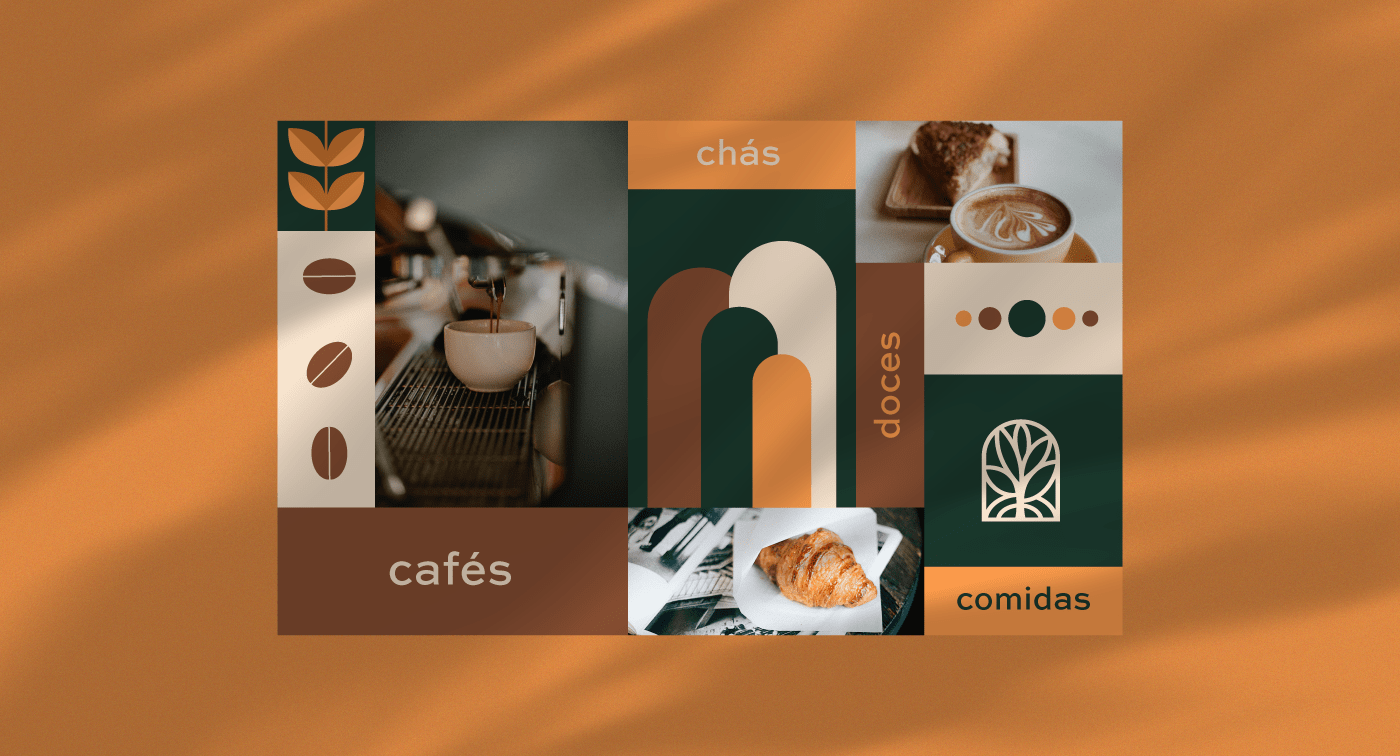 Logo Design brand identity Logotype Coffee cafeteria coffee shop visual identity identidade visual