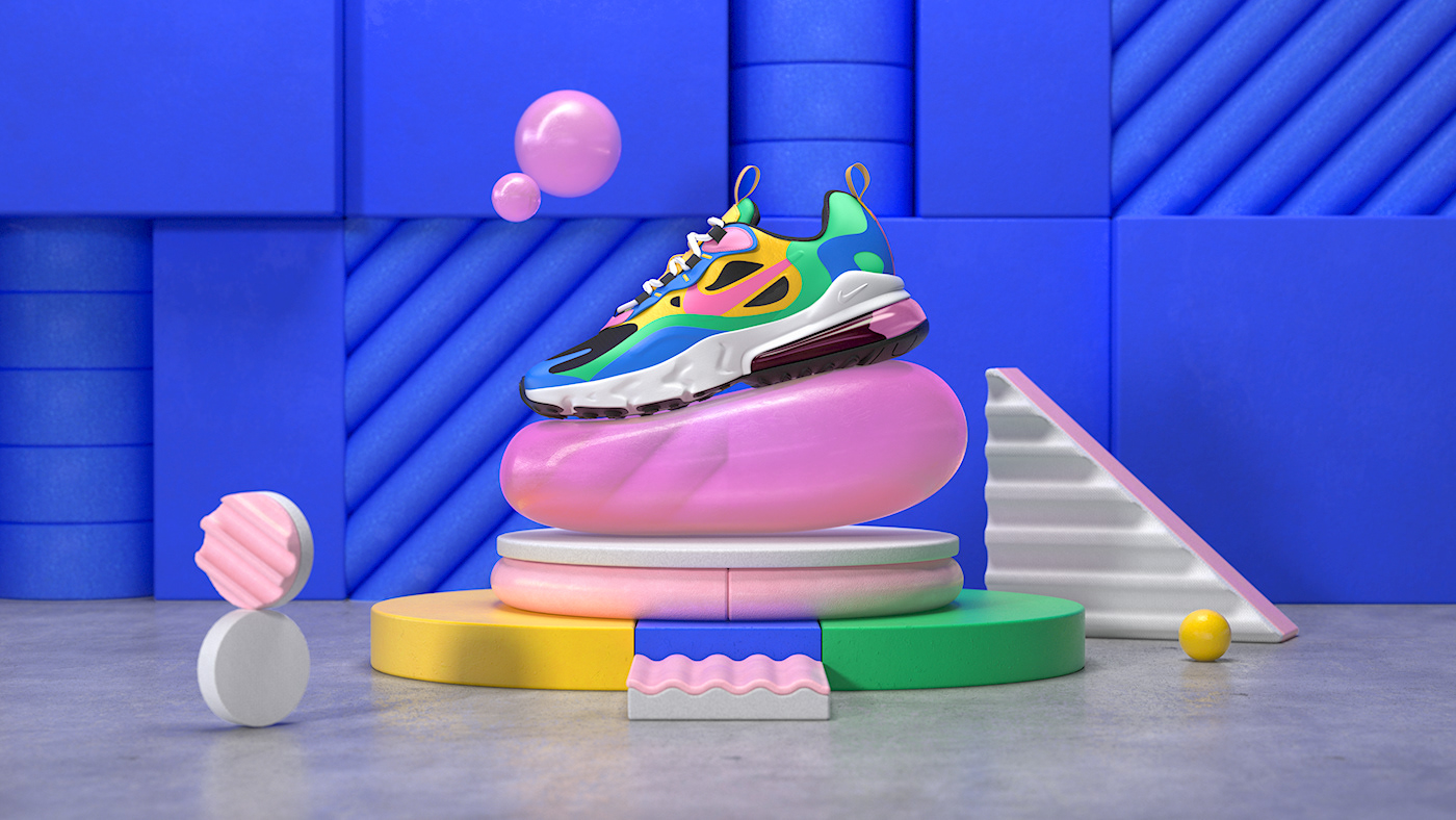 3D airmax bubblegum Gumball kids Nike notreal shoes sneakers