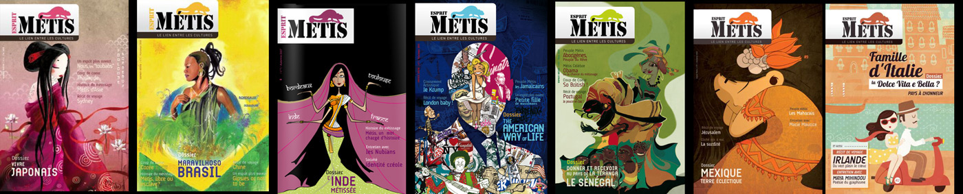 magazine Intercultural Cross-cultural Project binational Event Bordeaux metis logo Style