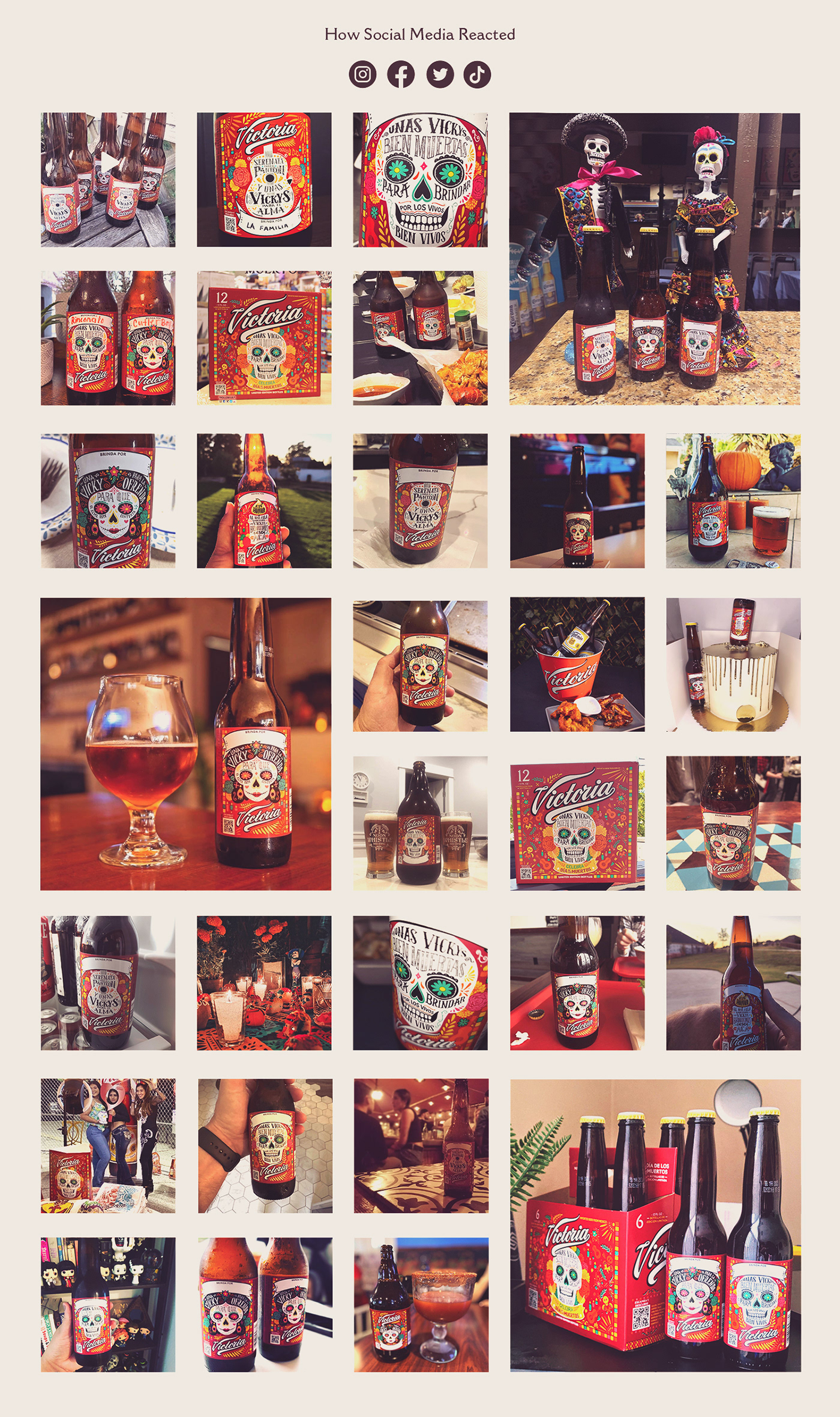 beer day of the dead dead detailed dia de los muertos la catrina label design red skull victoria