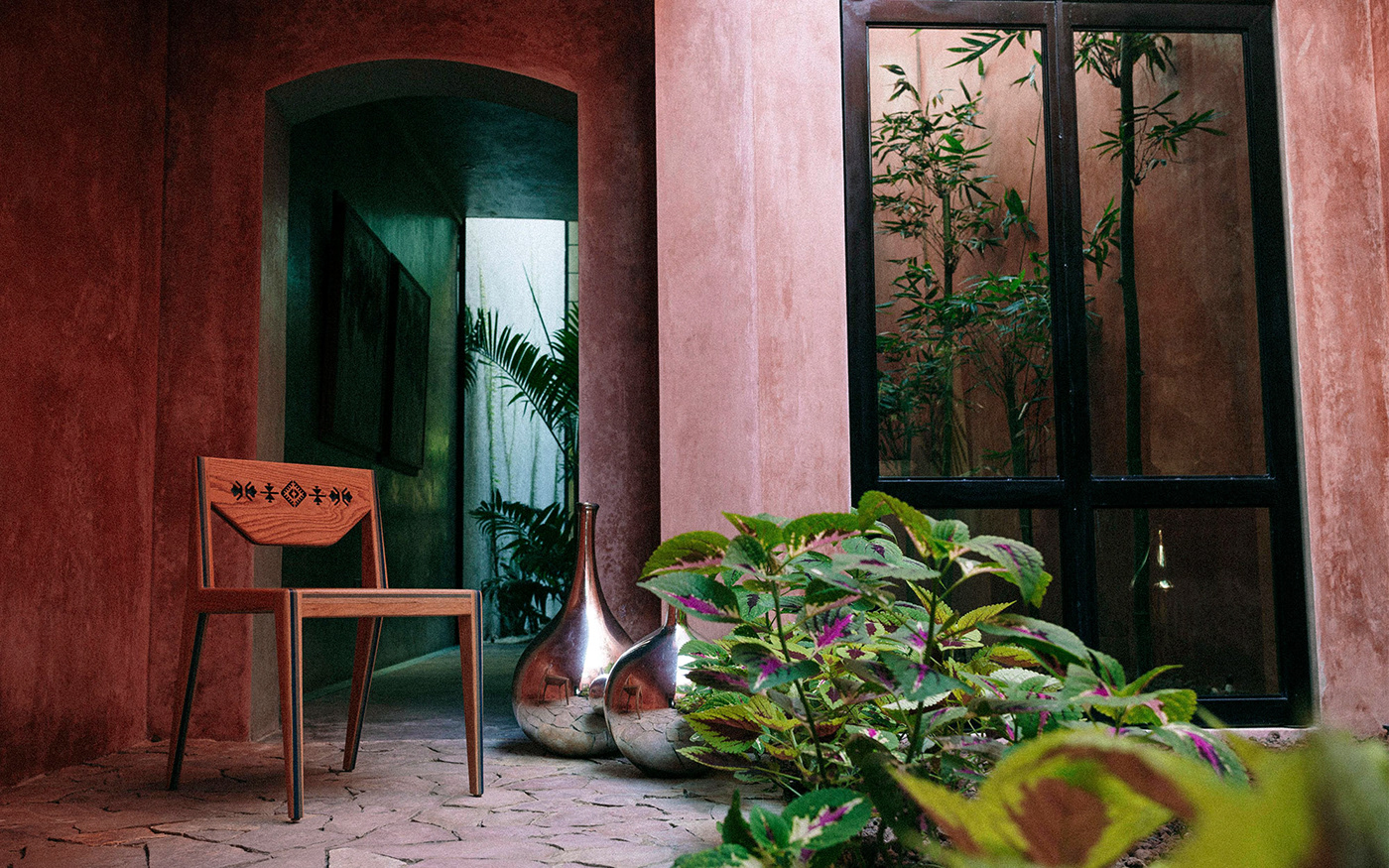 Wixarika Huichol colibri mexico furniture chair Mexican Design