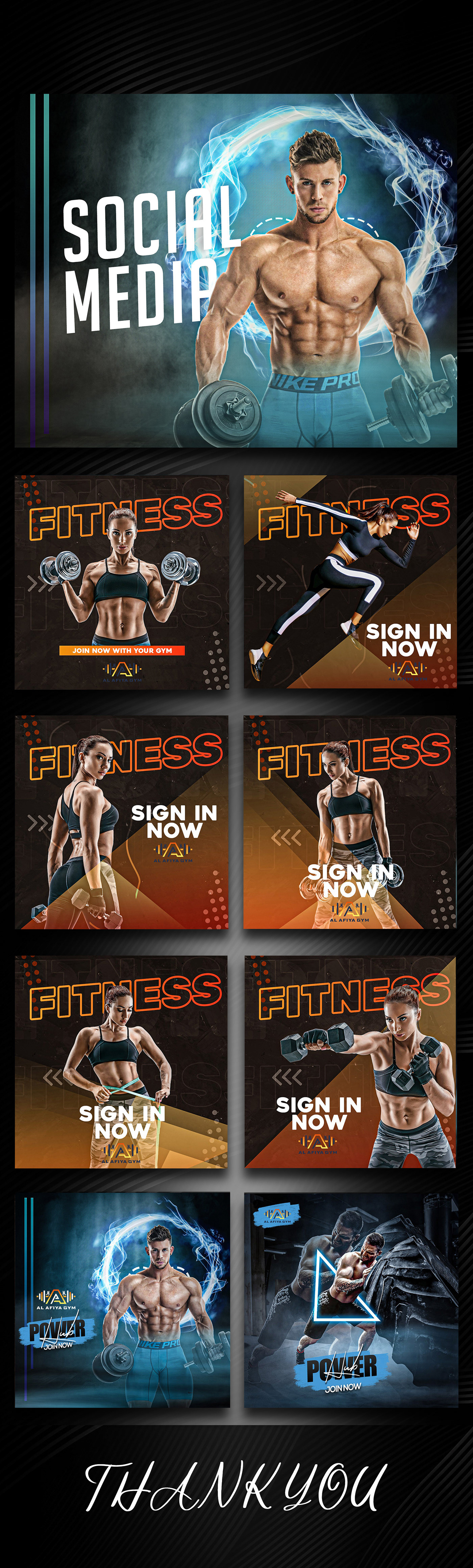 Advertising  designs fitness graphic design  gym photoshop social media social media gym sports visual