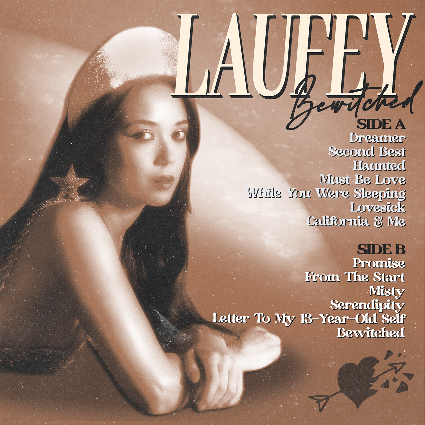 poster album cover laufey music