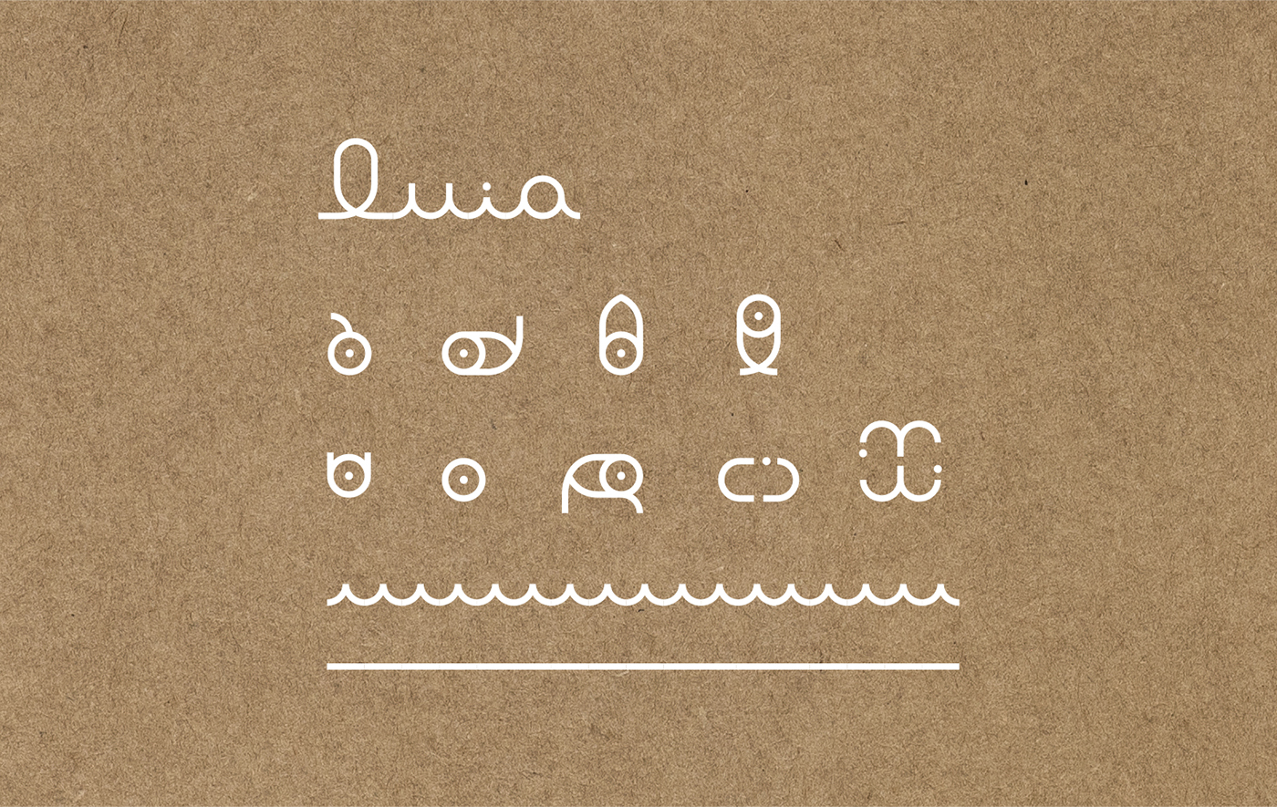 luia raw pure circle logogram experimental