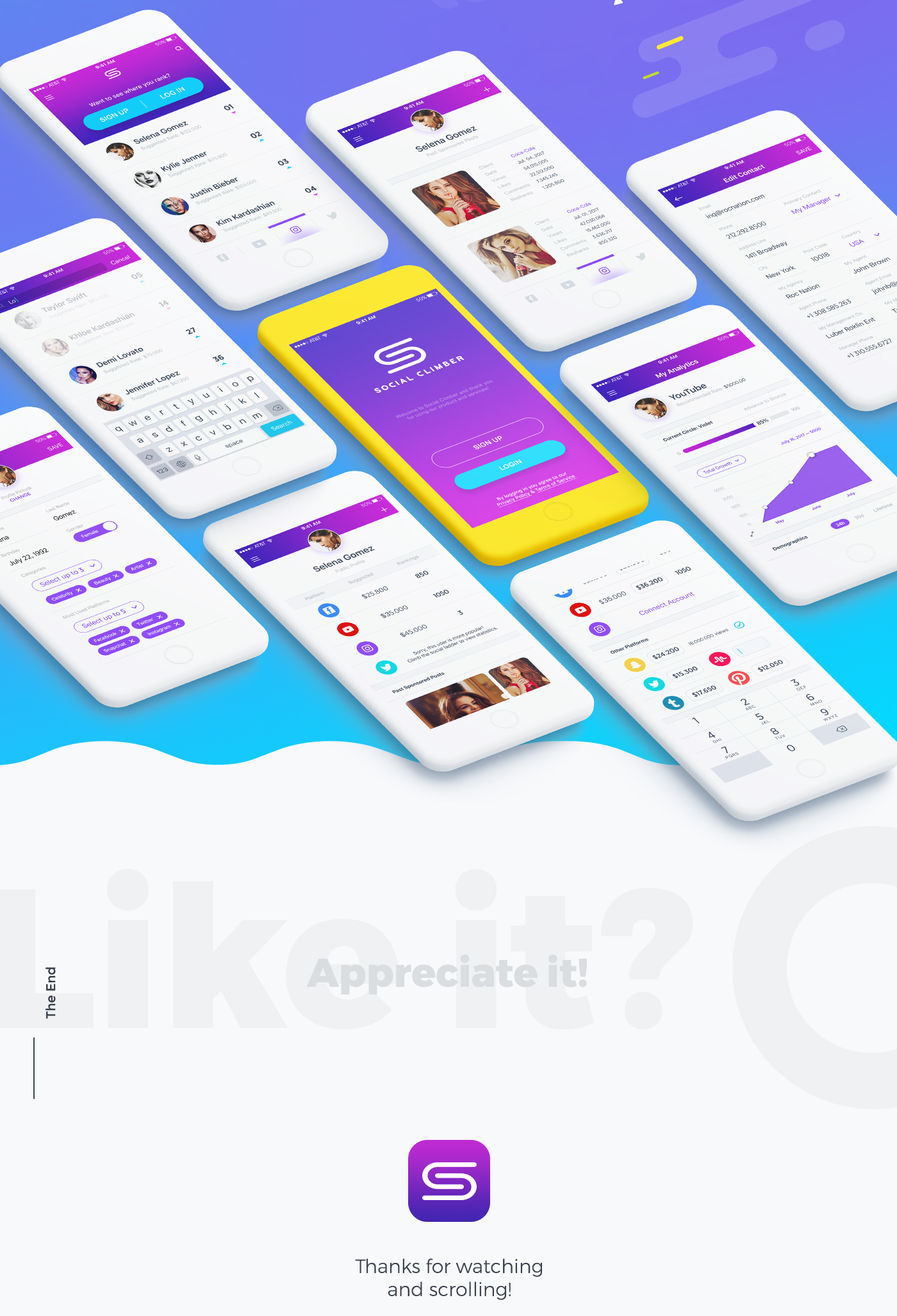 branding  app design visual identity color palette social interaction application Icon Celebrity Marketplace