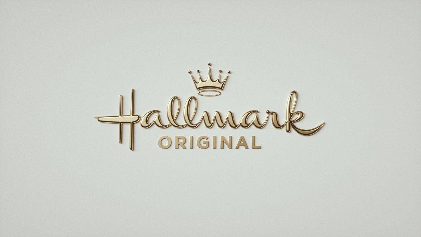 hallmark logo Title resolve 3D Miniature production card