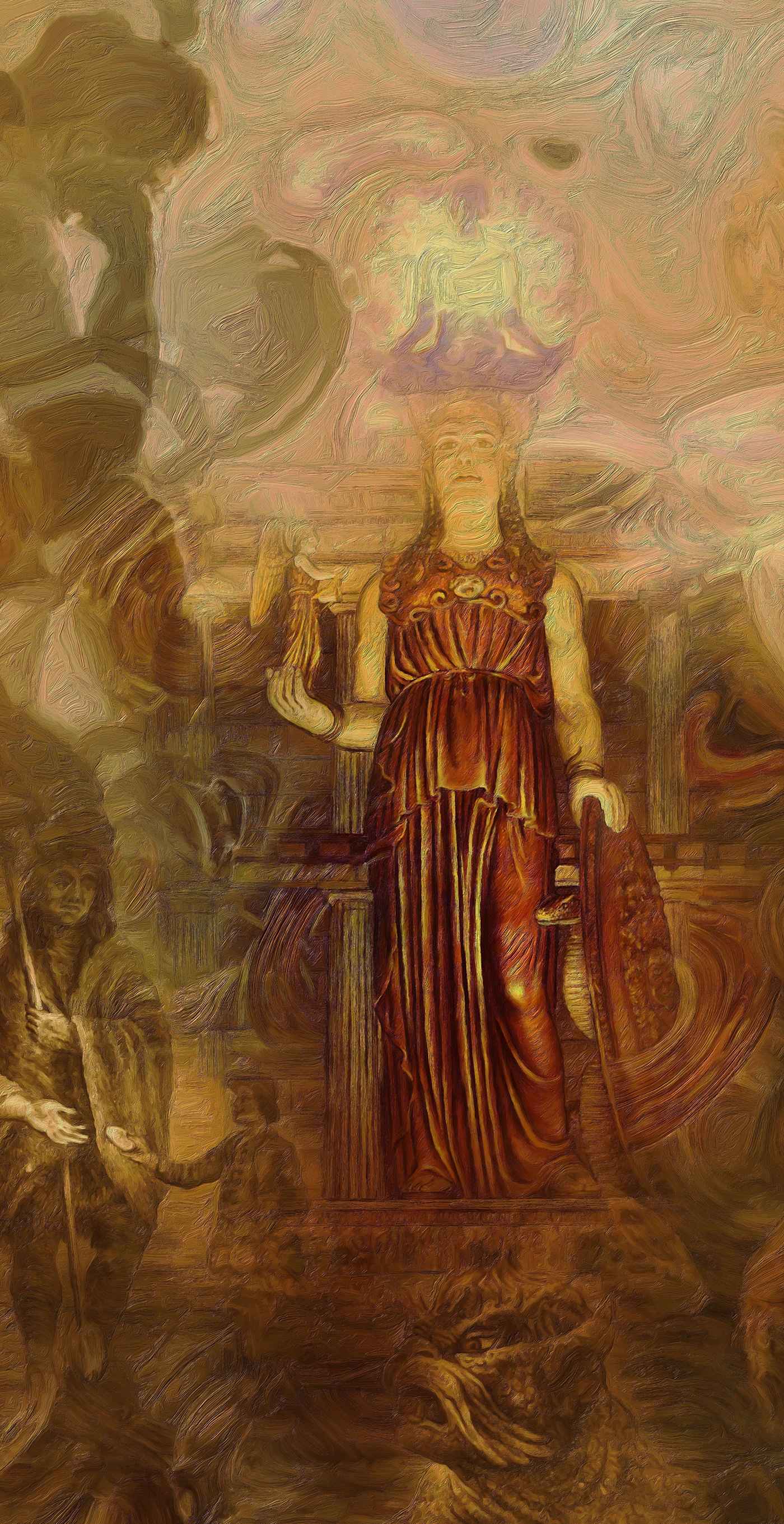 mithology digital painting Ancient greek digital history culture