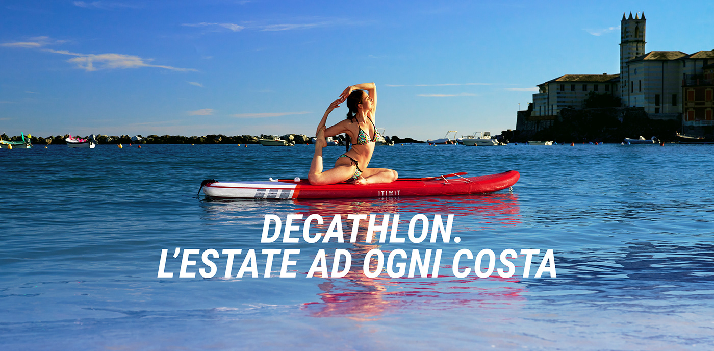 Advertising  BEACHWEAR bikini decathlon Photography  sea sport Sportswear summer water