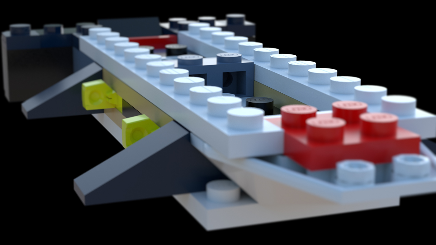 LEGO Maya arnold 3D Render