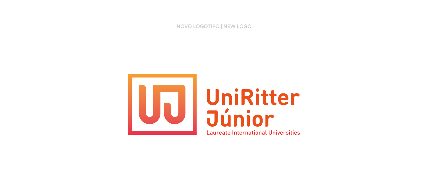 brand Rebrand branding  logo marca uniritter student University academy college