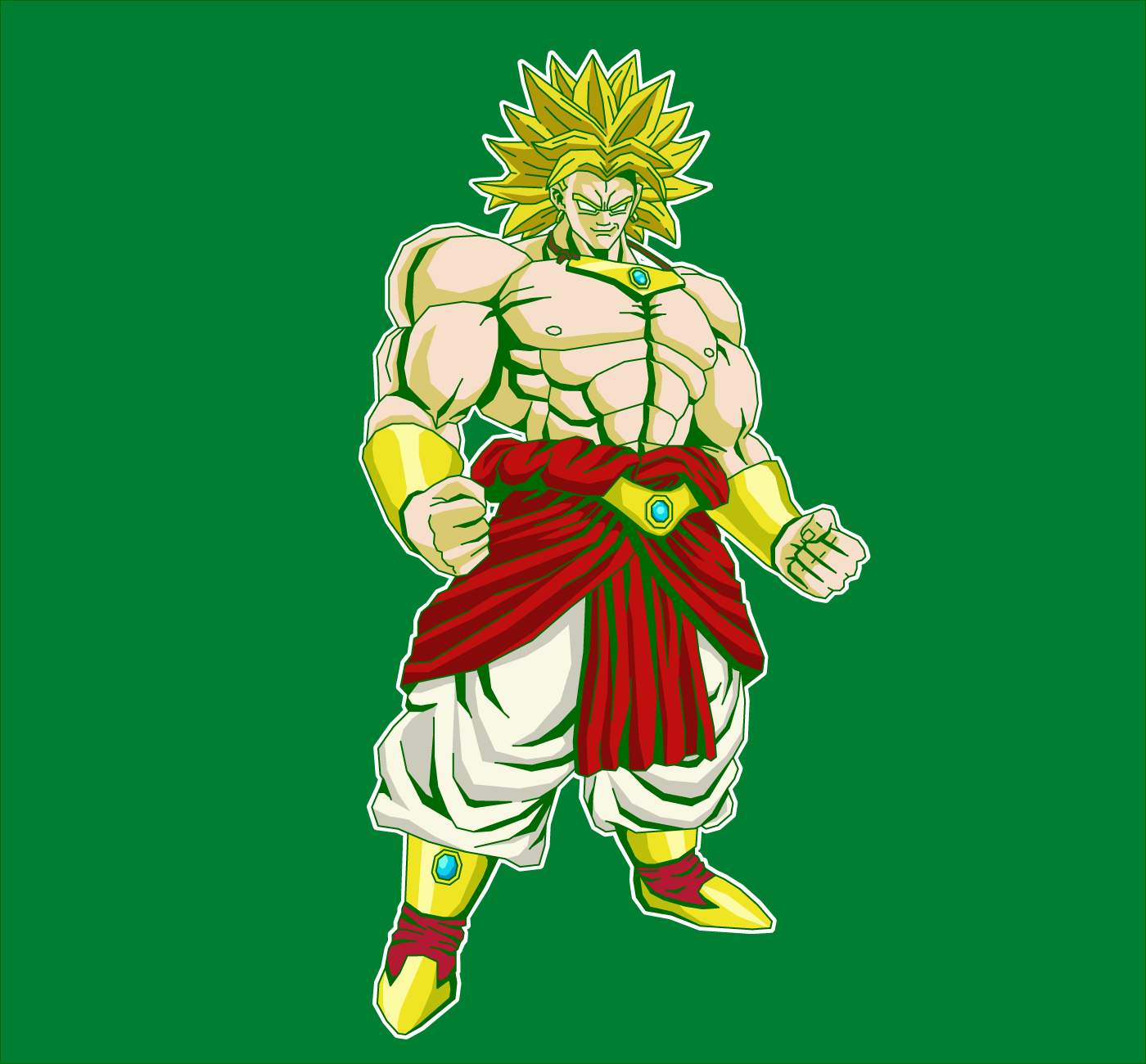 Broly dragon ball z dragon ball Burorī ブロリー anime akira toriyama SSJ Legendary Fan Art dbz