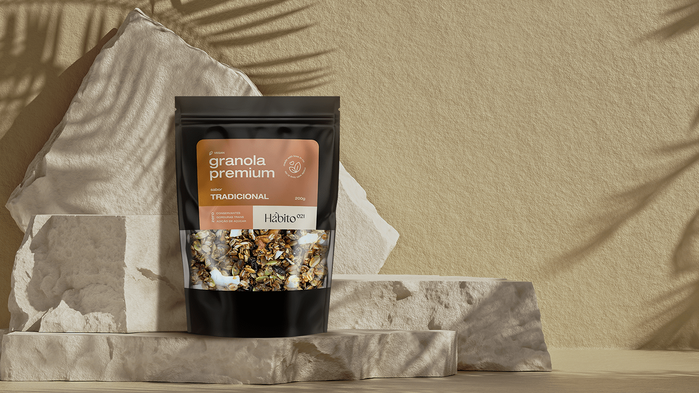 brand brand identity granola logo package Packaging Brand Design design Logo Design visual identity