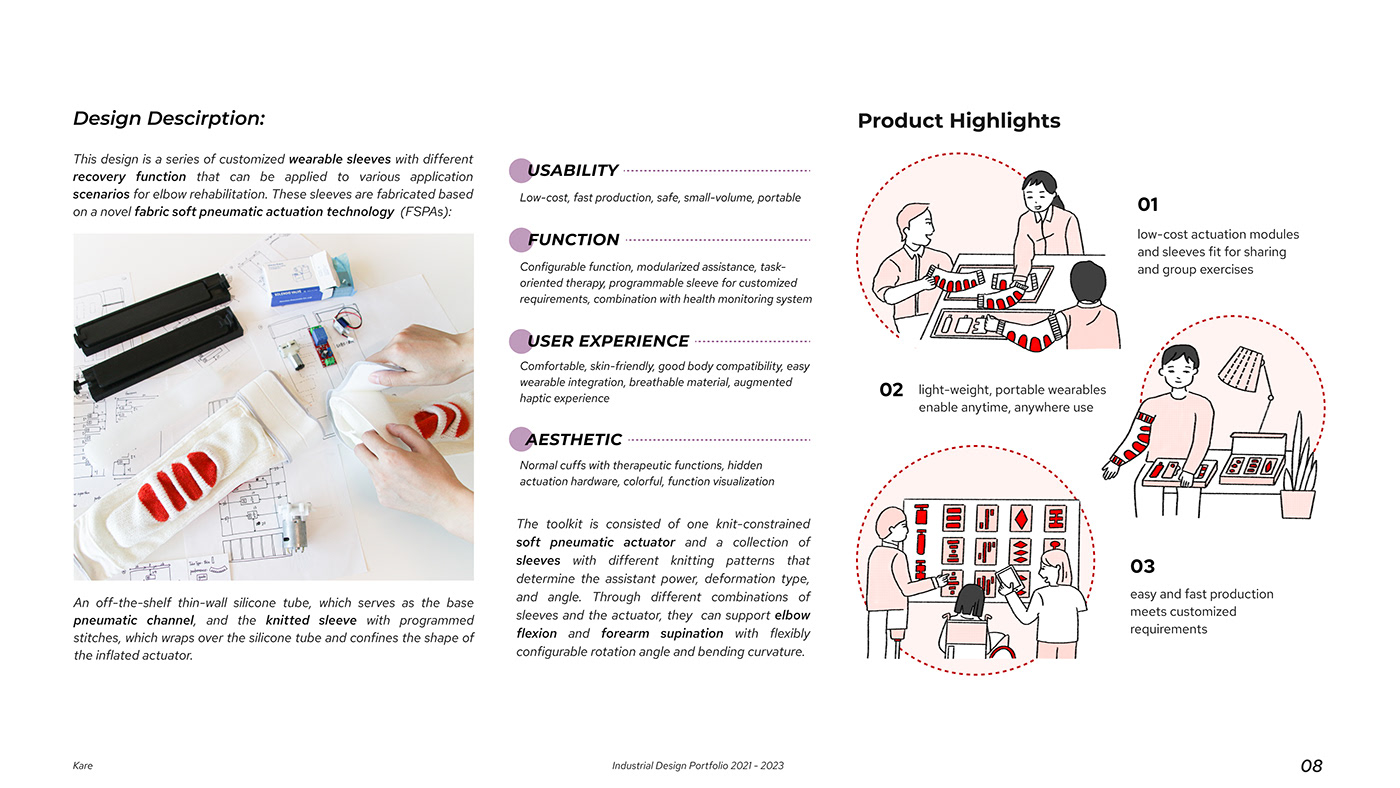 portfolio product design  user experience Service design Health