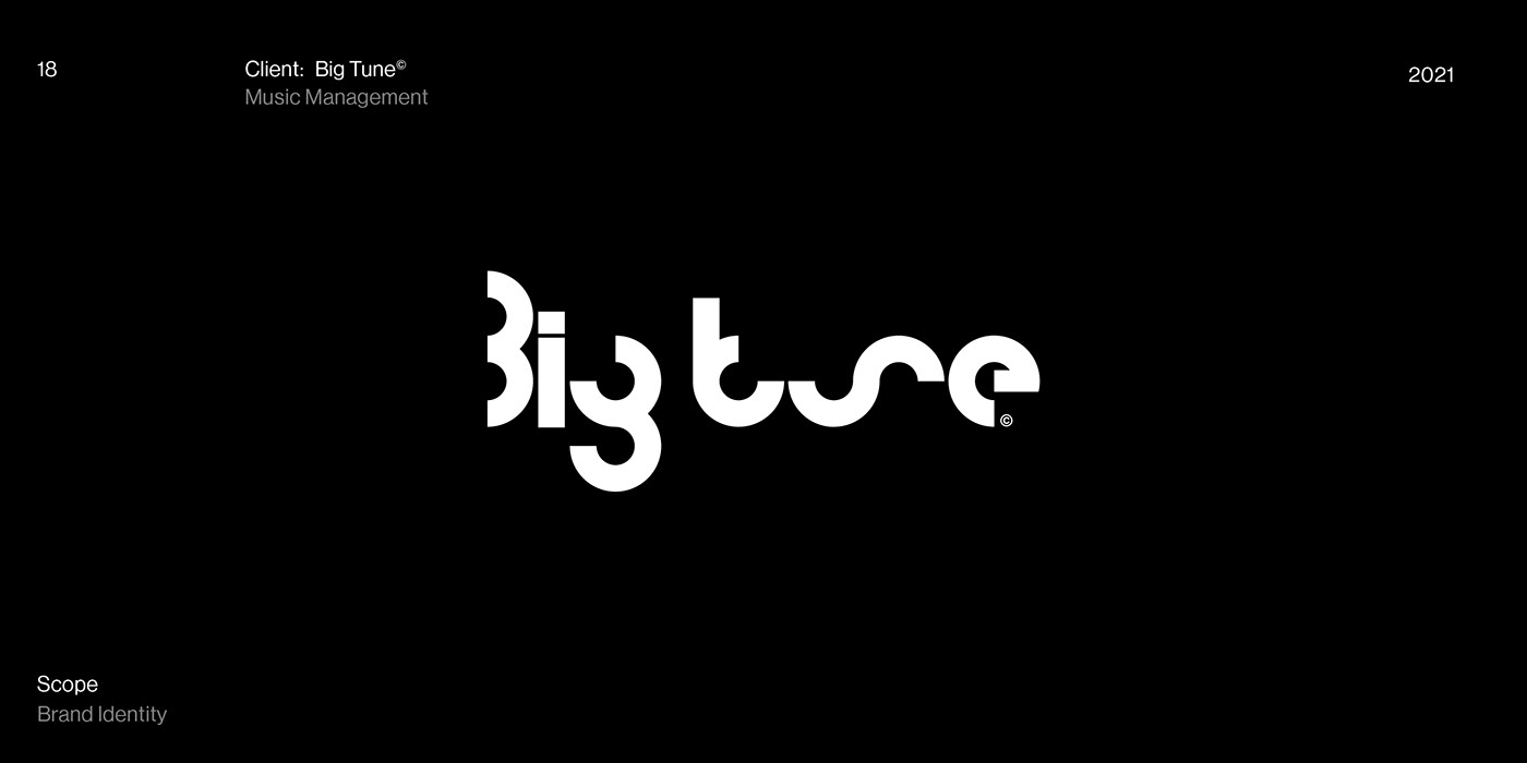Big Tune logotype design