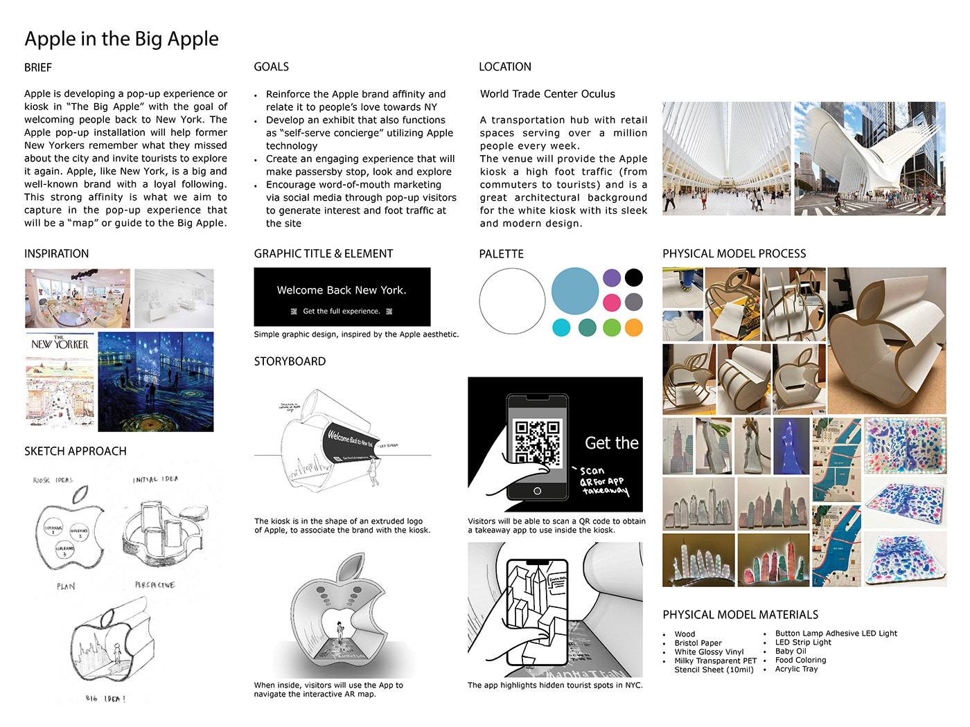 Big Apple branded experience experience design pop-up