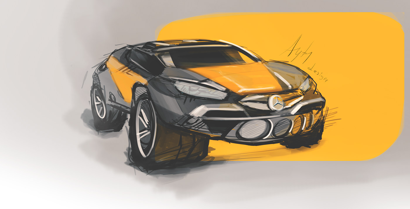 automotive   AYTI DESIGN BAHADIR AYTI car sketch