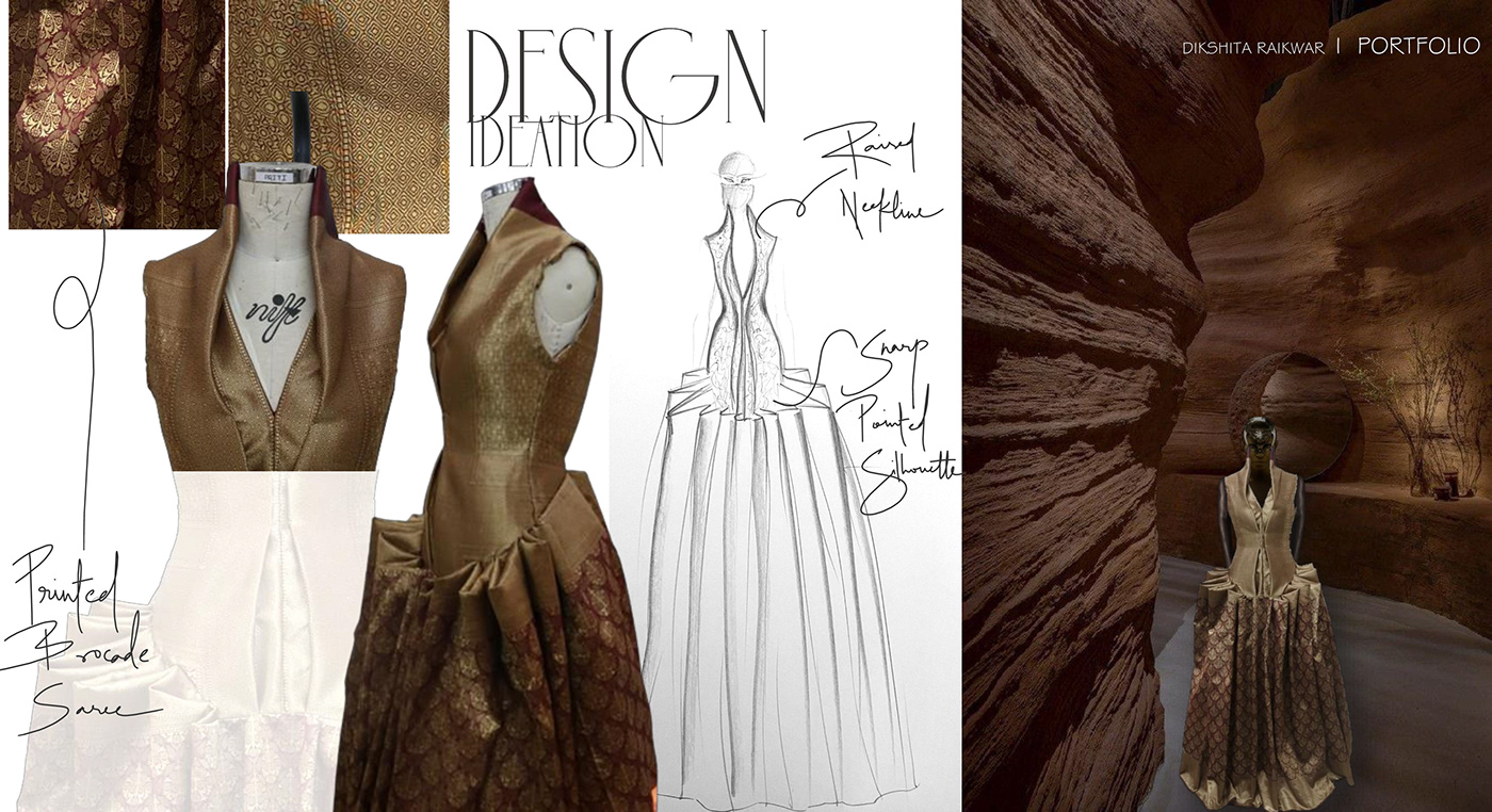 fashion design portfolio fashiondesignportfolio NIFT designer designfolio DESIGNSTUDENT niftportfolio
