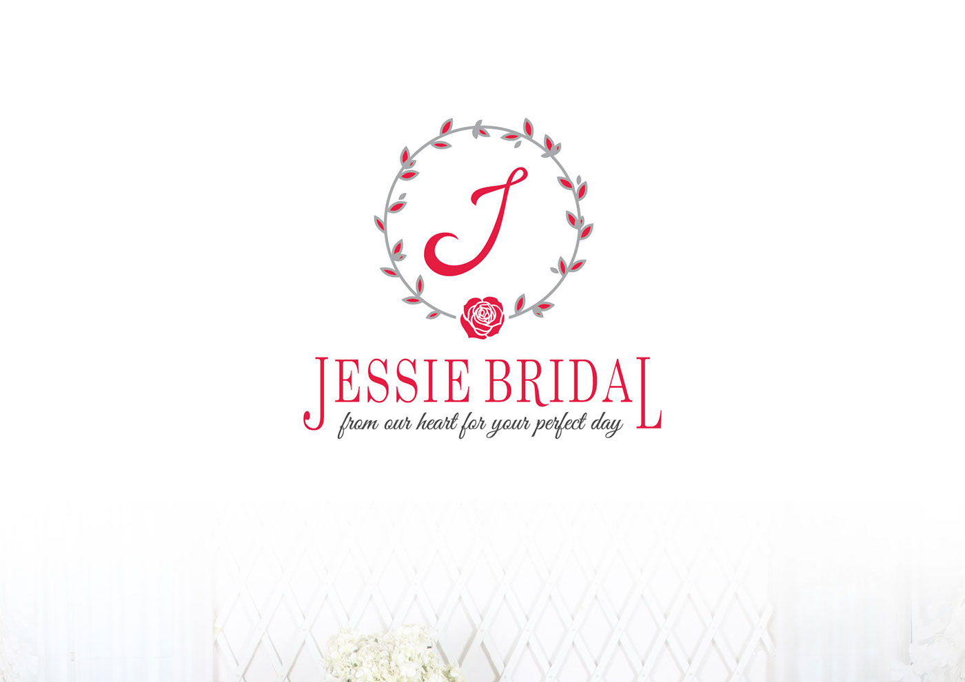 logo brochures visual identity graphic design  bridal wedding floral pink feminine