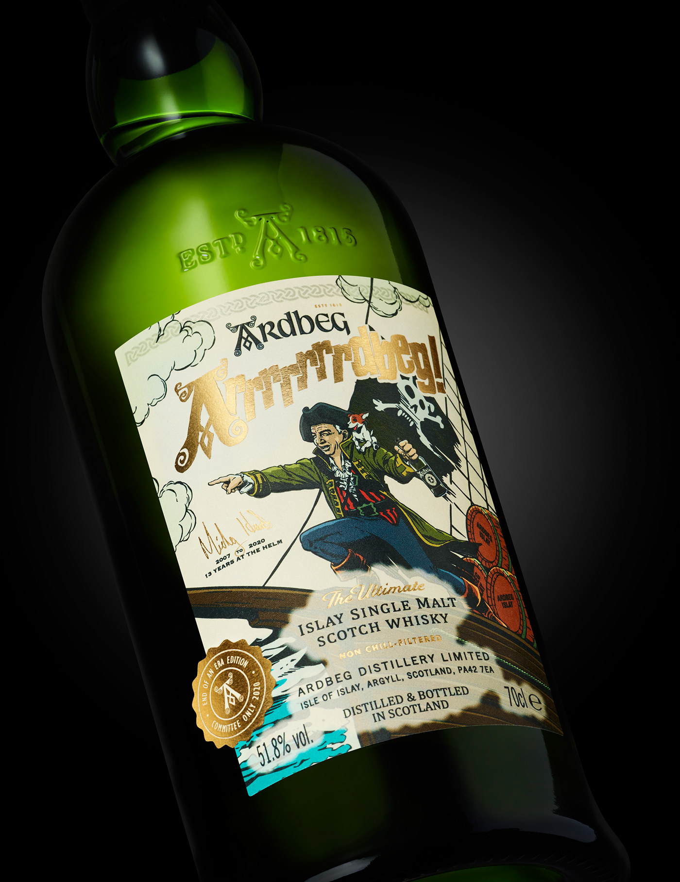 Ardbeg edinburgh limited edition pirates scotch Whisky