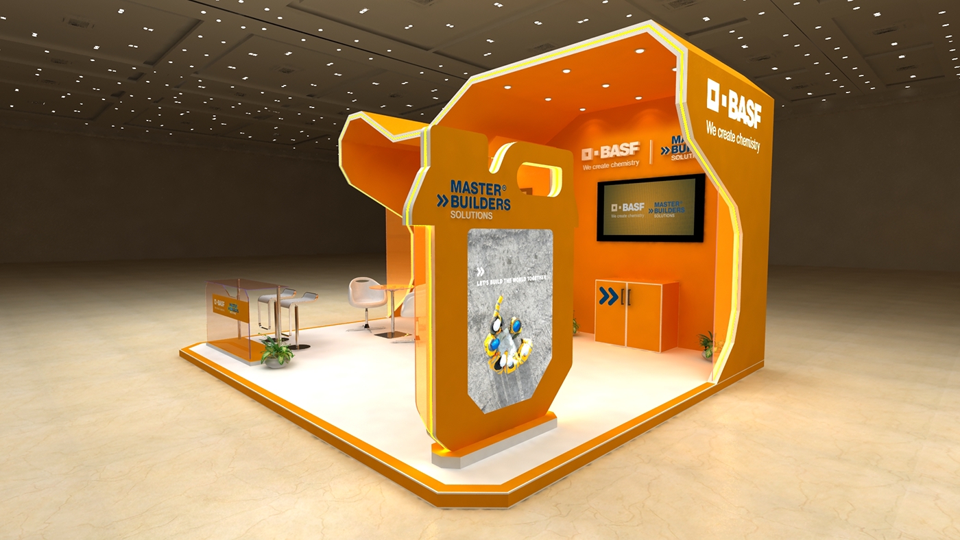 Stand booth Exhibition  3d design