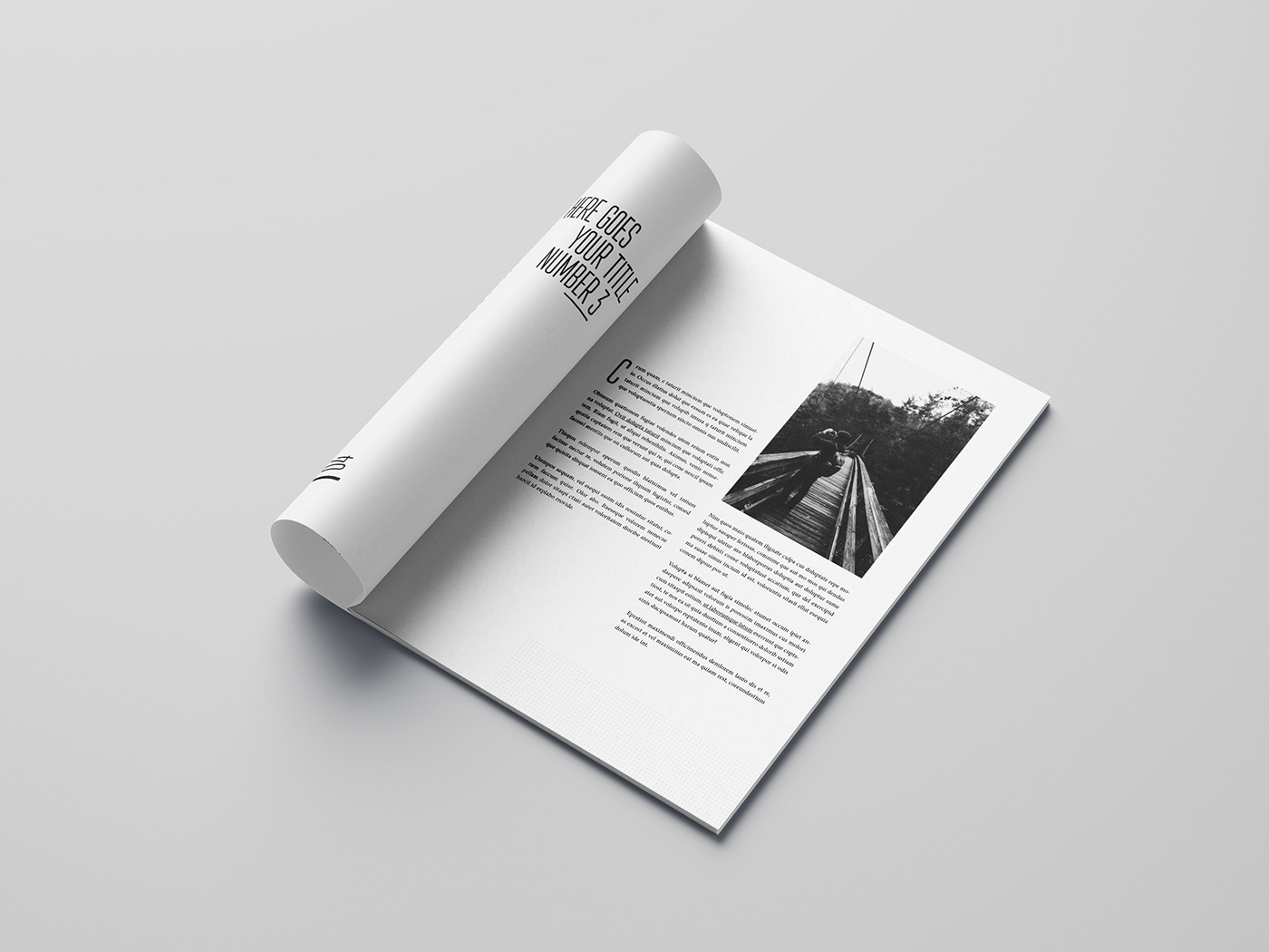 brochure download editorial magazine minimal Photography  portfolio print design 