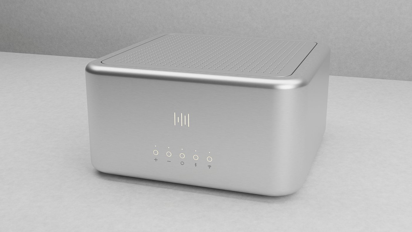 speaker 3d modeling 3D concept model Brand Design logo