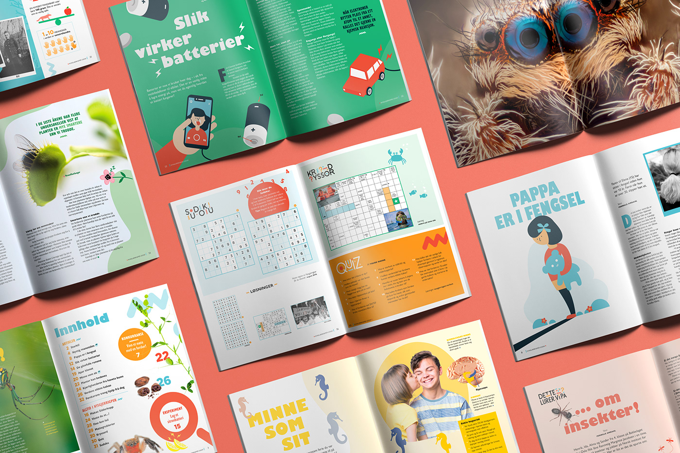 Magazine design Science magazine kids magazine Editorial kids kids school kids children science