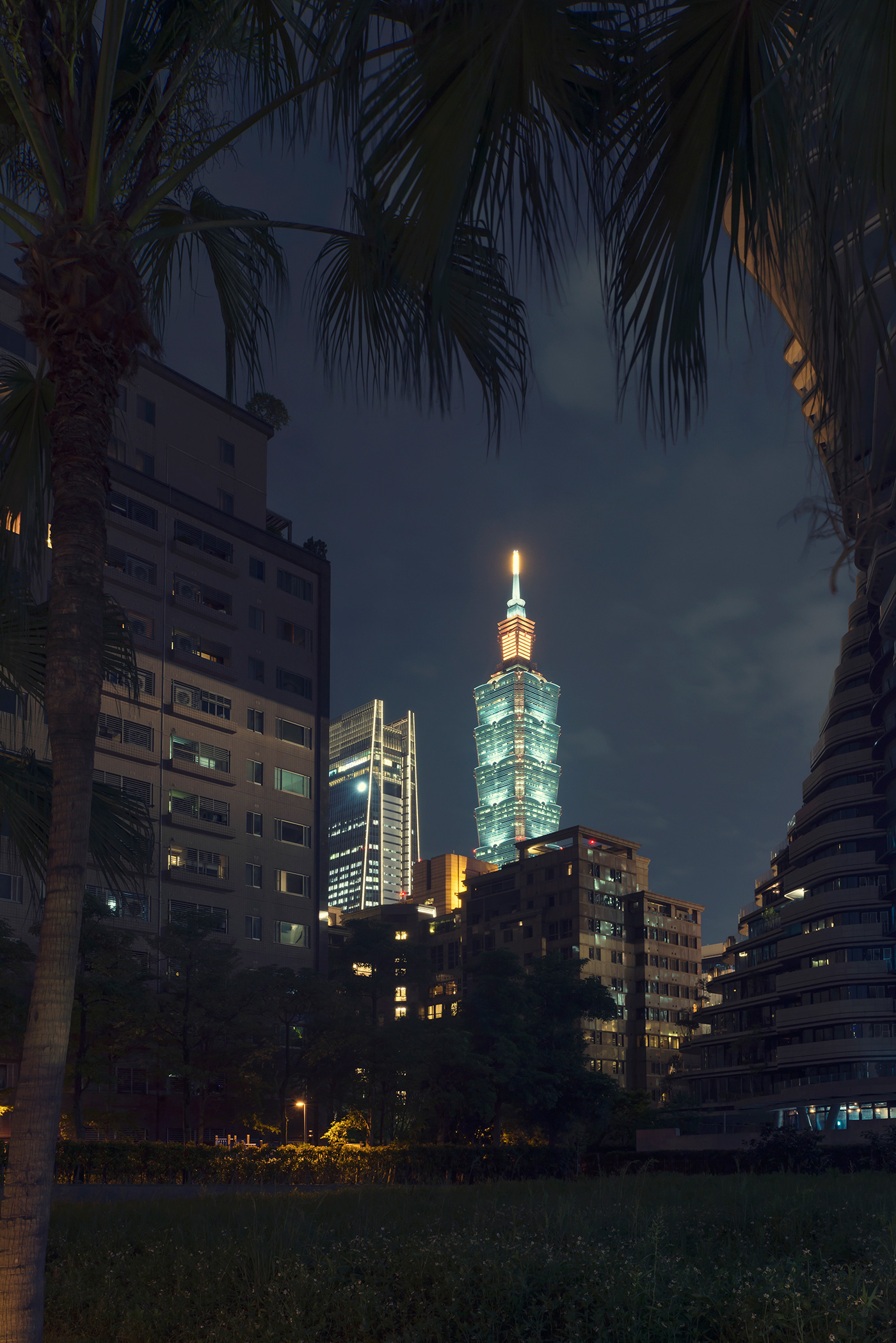 taiwan taipei taipei 101 asia city Urban night night photography Travel skyscraper