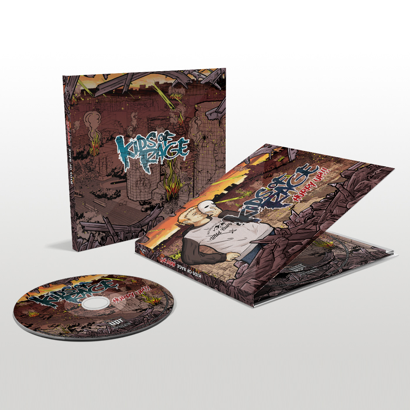 artwork ilustracion ILLUSTRATION  barcelona apocalipsis ruins cdcover albumcover rock music