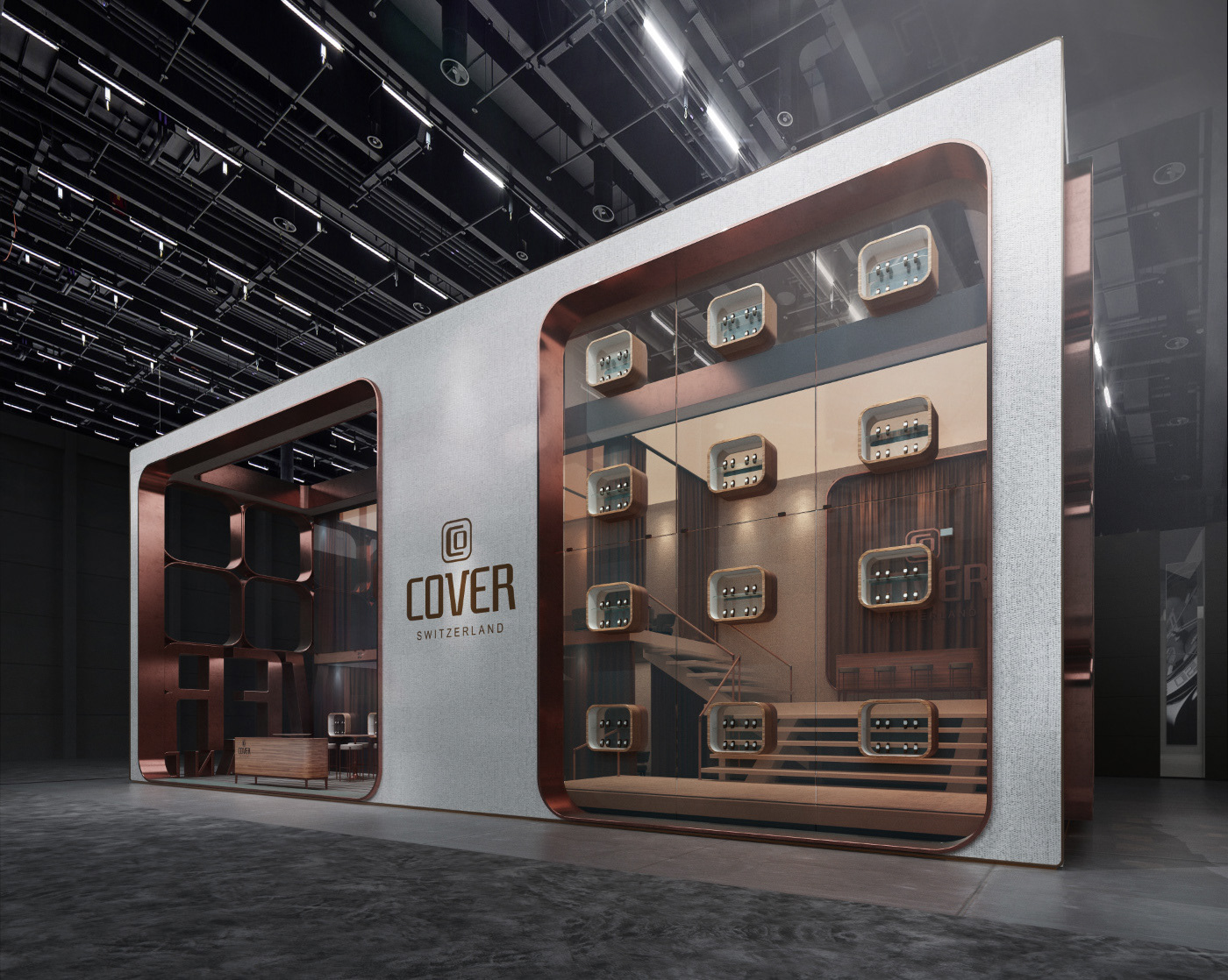 COVER WATCHED watch booth booth design Basel World baselworld Basel Messedesign messestand design