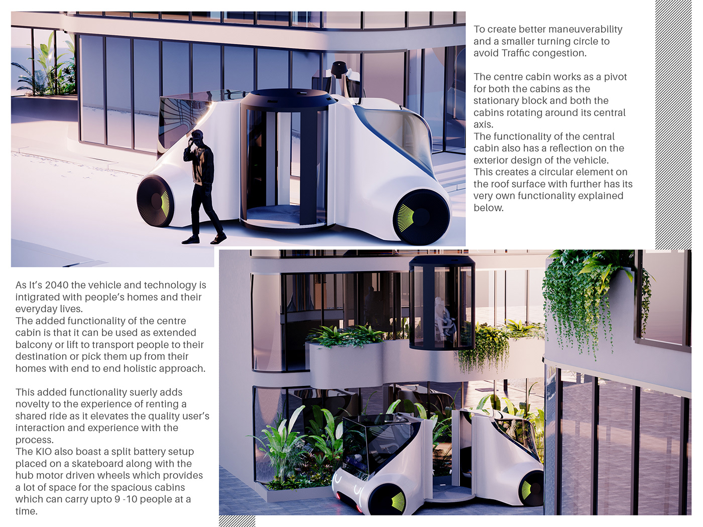 architecture Automotive design Autonomous car design future mobility industrial design  public transportation Shared Mobility Transportation Design Vehicle Design