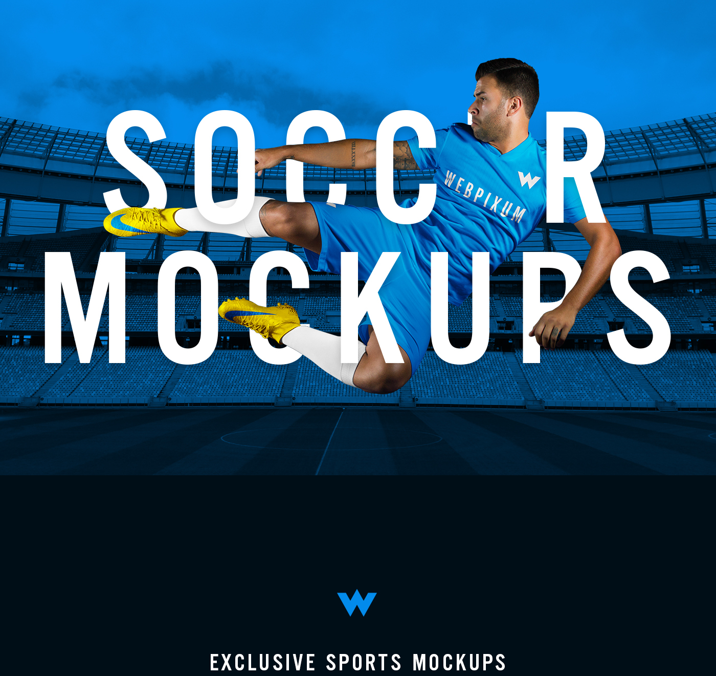 mockups free freebie download Soccer Kit soccer template nike soccer psd barcelona FC Barcelona