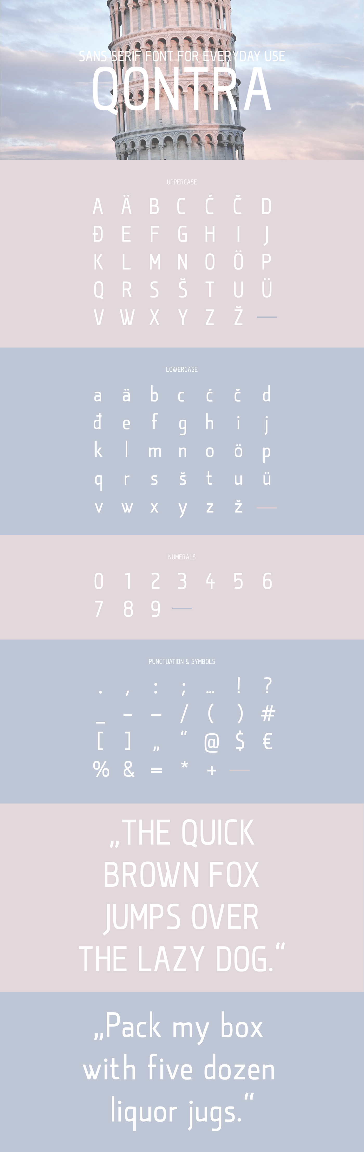 free type type design letters qontra Typeface specimen