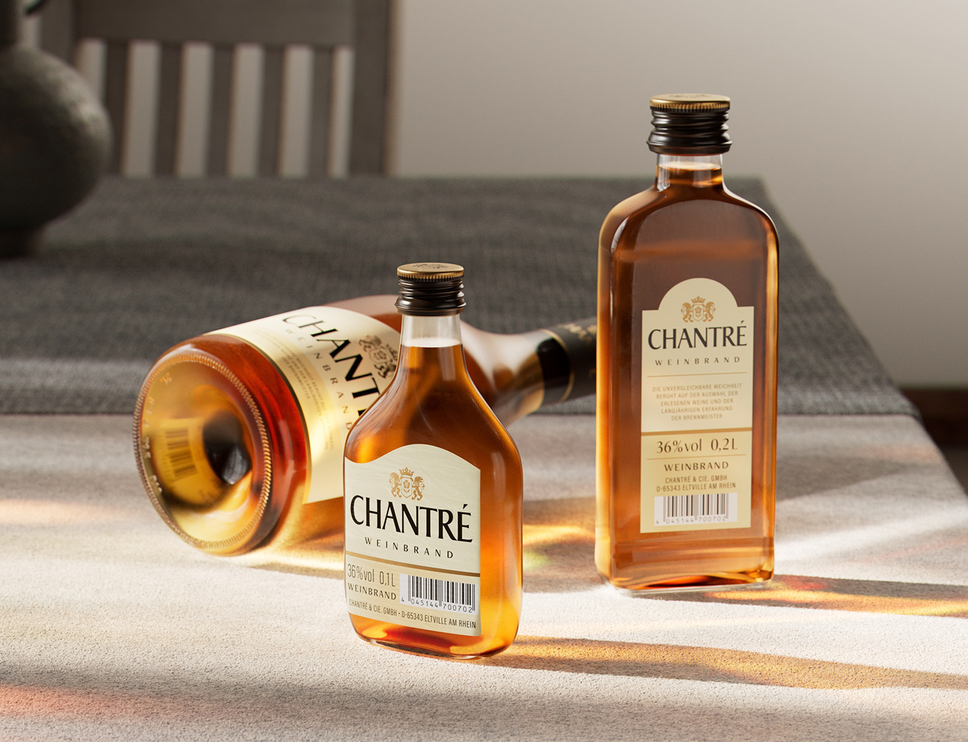 Packaging Cognac Spirits drinks Label brand identity Logo Design