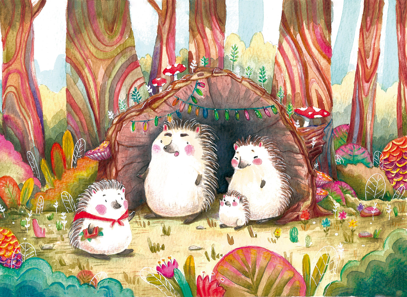 ChildrenIllustration childrenbook porcupine