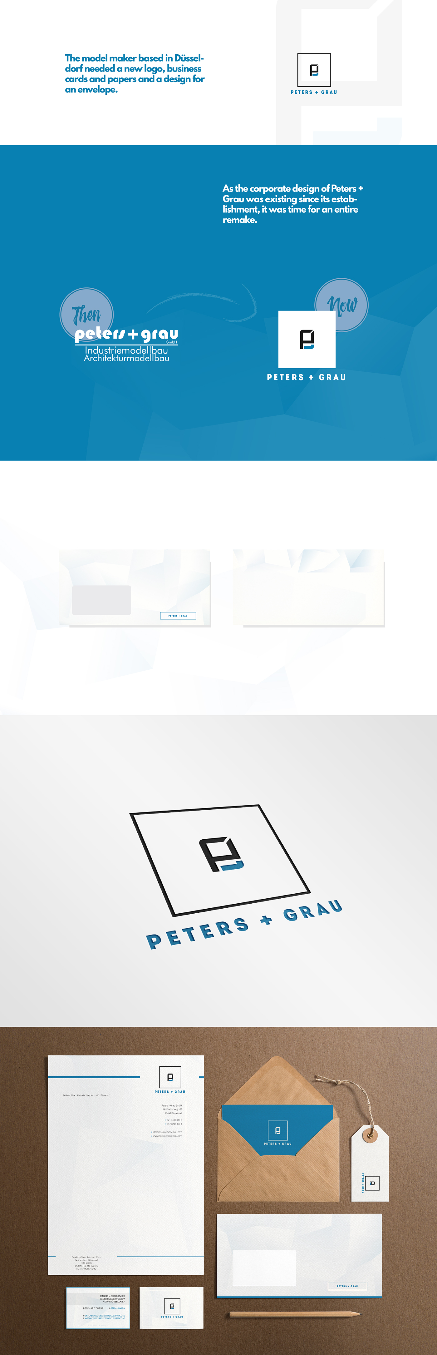Corporate Design Business Cards Stationery envelope model maker Logo Design Düsseldorf