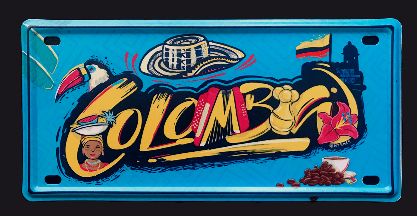 branding  colombia diseño lettering marca placas producto tipografia Guatemala
